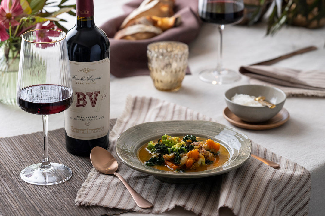 Zuppa Toscana with Napa Valley Cabernet Sauvignon