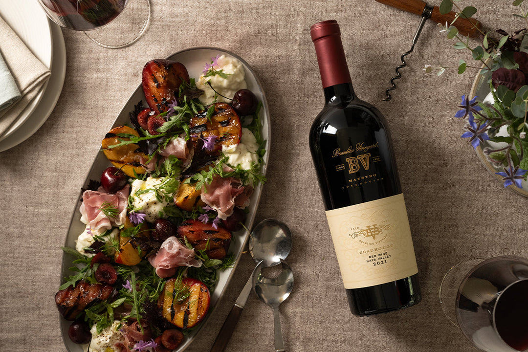 Grilled Stone Fruit and Burrata Salad