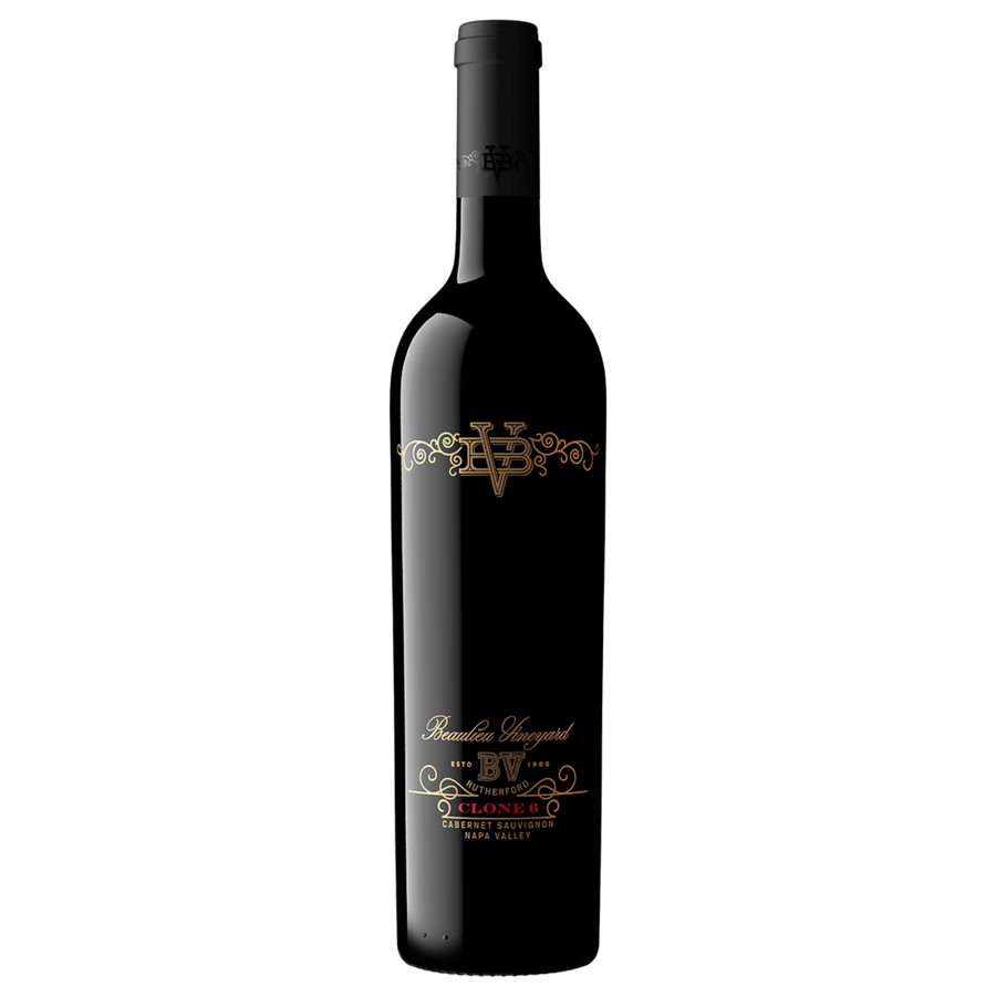 A bottle of Reserve Clone 6 Rutherford Cabernet Sauvignon.