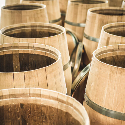 Beaulieu Vineyard Barrels Getting Prepared for Harvest