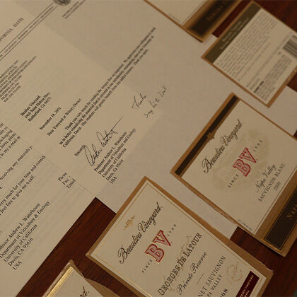 Warehouse Letters & Wine Labels