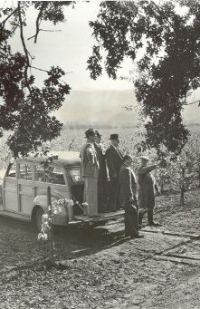Original winemakers on BV property in early 1900s