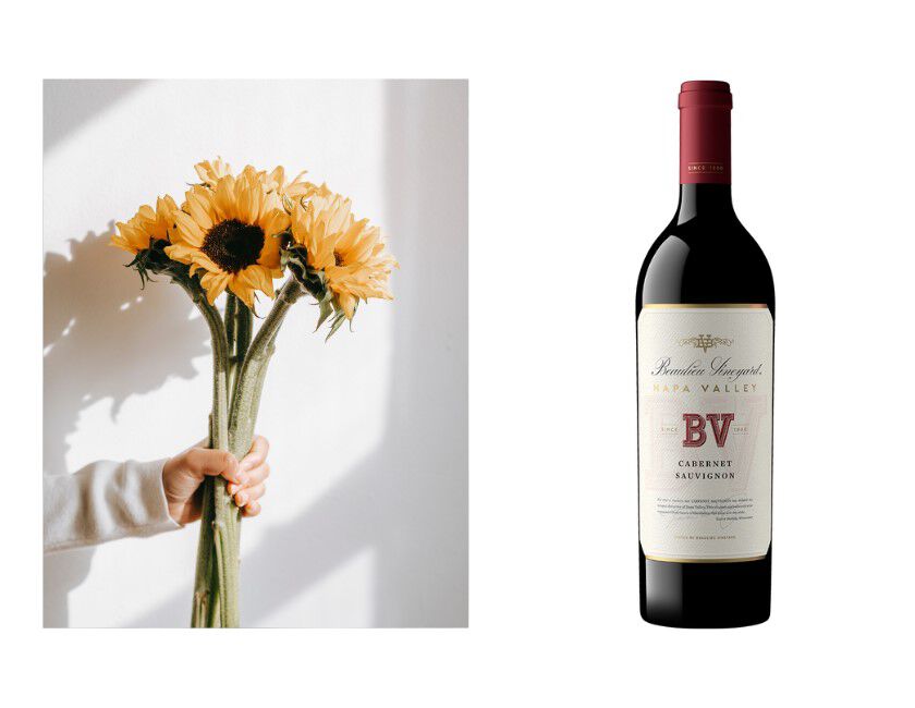 The Pet Mom paired with Napa Valley Cabernet Sauvignon