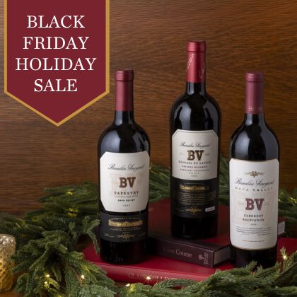 BV three bottle cabernets Rutherford, GDL, Tapestry 