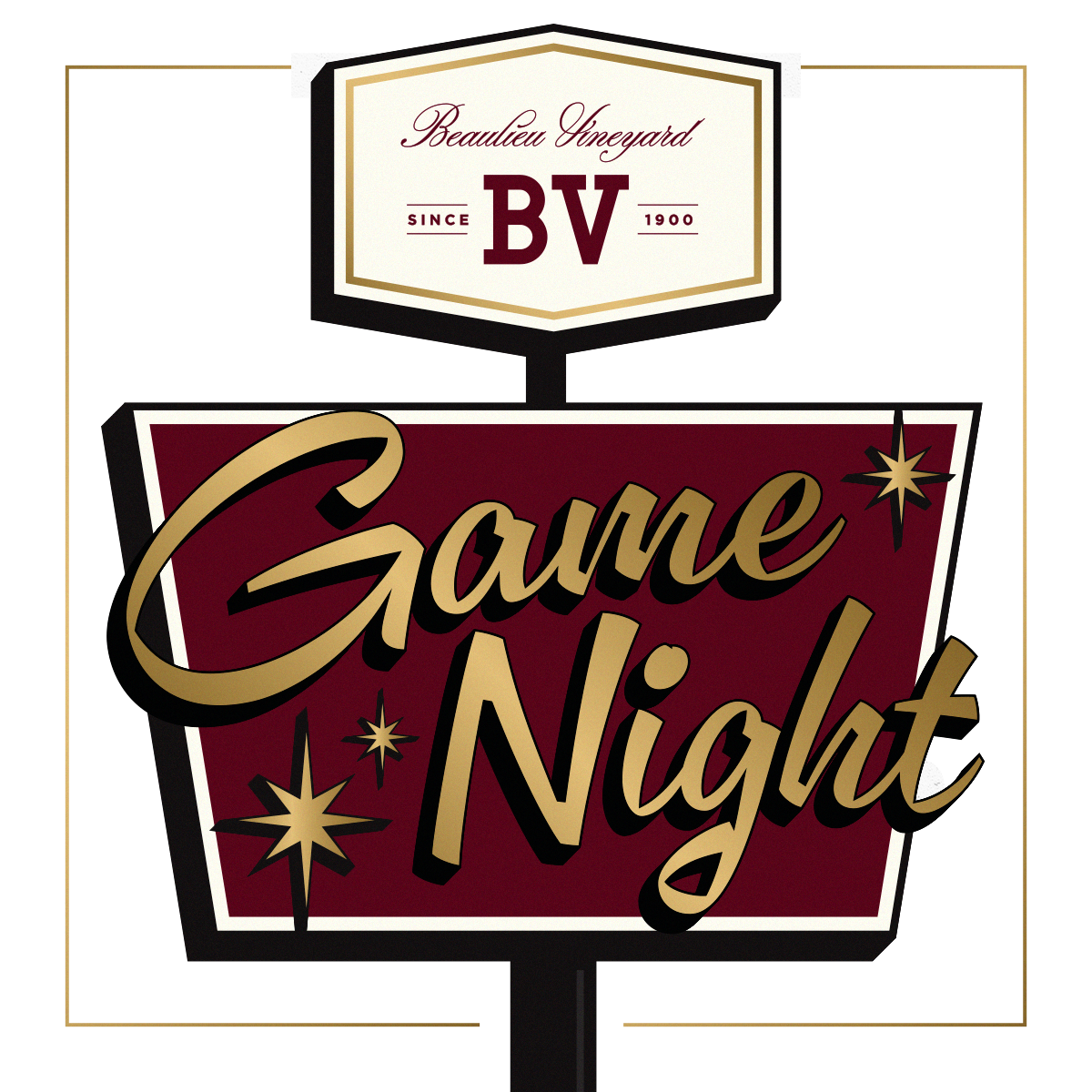 Game night with BV wines