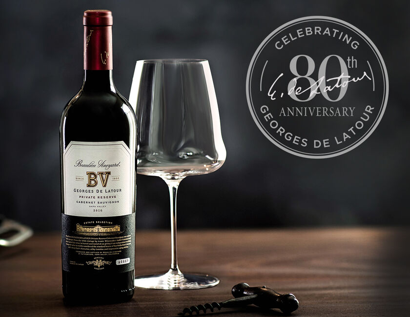 Bottle of Georges de Latour Private Reserve Cabernet Sauvignon from Le Corps de Latour Wine Club Shipment