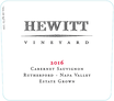 8018431-2016-Hewitt-Rutherford-Cabernet-Sauvignon-Front Label, image 2