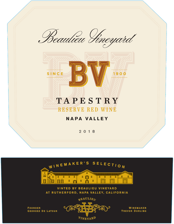 2018 Beaulieu Vineyard Tapestry Reserve Red Wine Napa Valley