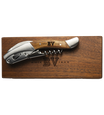 BV Branded Sapele Wood Corkscrew, image 1