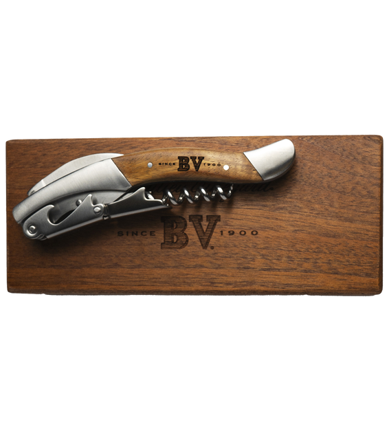 BV Branded Sapele Wood Corkscrew