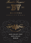 2016 Beaulieu Vineyard Maestro Port Front Label, image 2