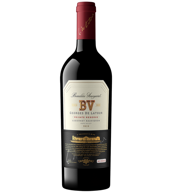 2019 Beaulieu Vineyard Georges de Latour Private Reserve Napa Valley Cabernet Sauvignon Bottle Shot