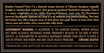 2013 Beaulieu Vineyard Clone 4 Rutherford Cabernet Sauvignon Back Label, image 3