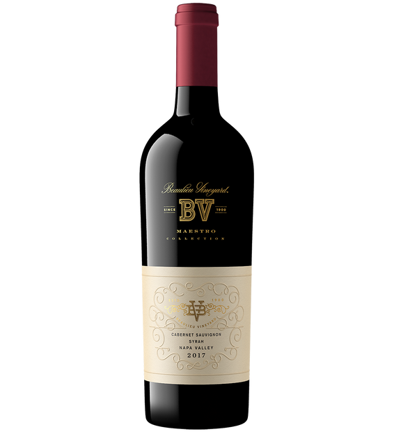 201 Beaulieu Vineyard Maestro Cabernet Syrah Bottle Shot