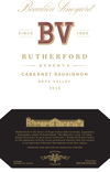 2018 Rutherford Reserve Cabernet Sauvignon Front Label, image 2