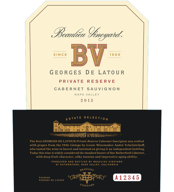 2015 Beaulieu Georges de Latour Private Reserve Cabernet Sauvignon Magnum
