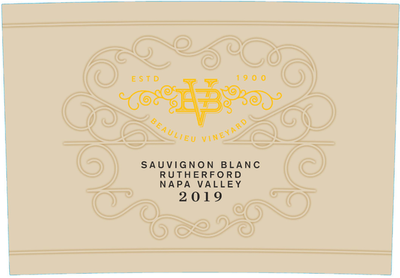 2019 Beaulieu Vineyard Maestro Rutherford Sauvignon Blanc Front Label