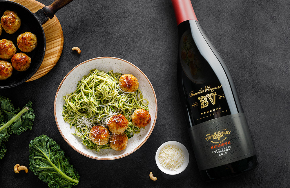 Bucatini with Tuscan Kale Pesto