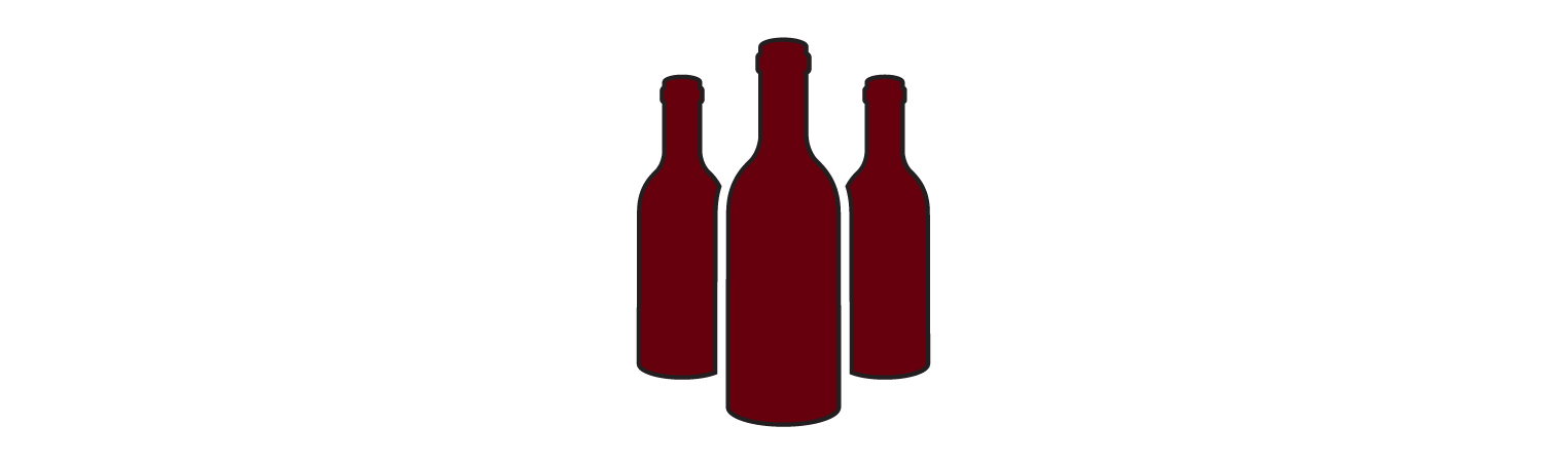 Wine bottles icon