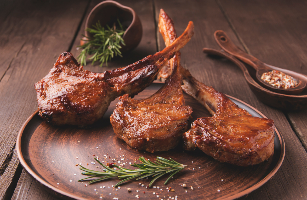 Grilled Rosemary Lamb Chops