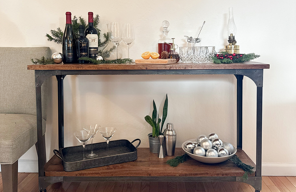 Give Your Bar Cart a Classic Upgrade for the Holidays 